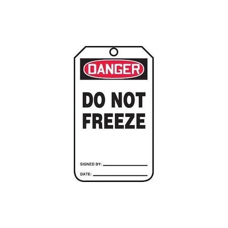 Accuform RP-Plastic, 3-1/4 in Width, 0.075 in Height, , 25 PK MDT159CTP